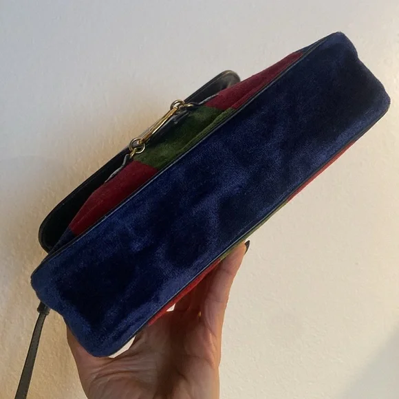 Roberta di Camerino cross body Multicolor velvet leather - Picture 10 of 17